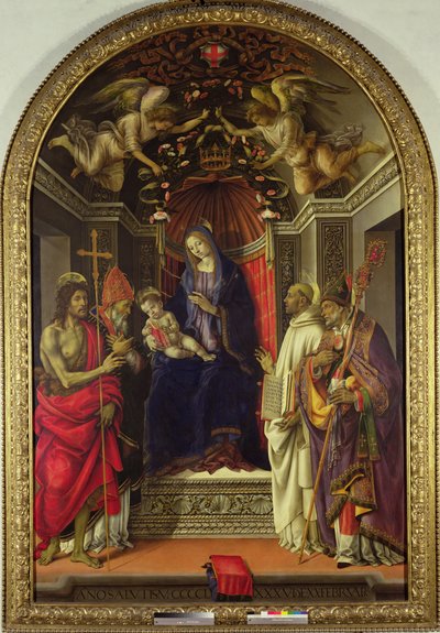 Madonna and Child with Saints by Filippino Lippi